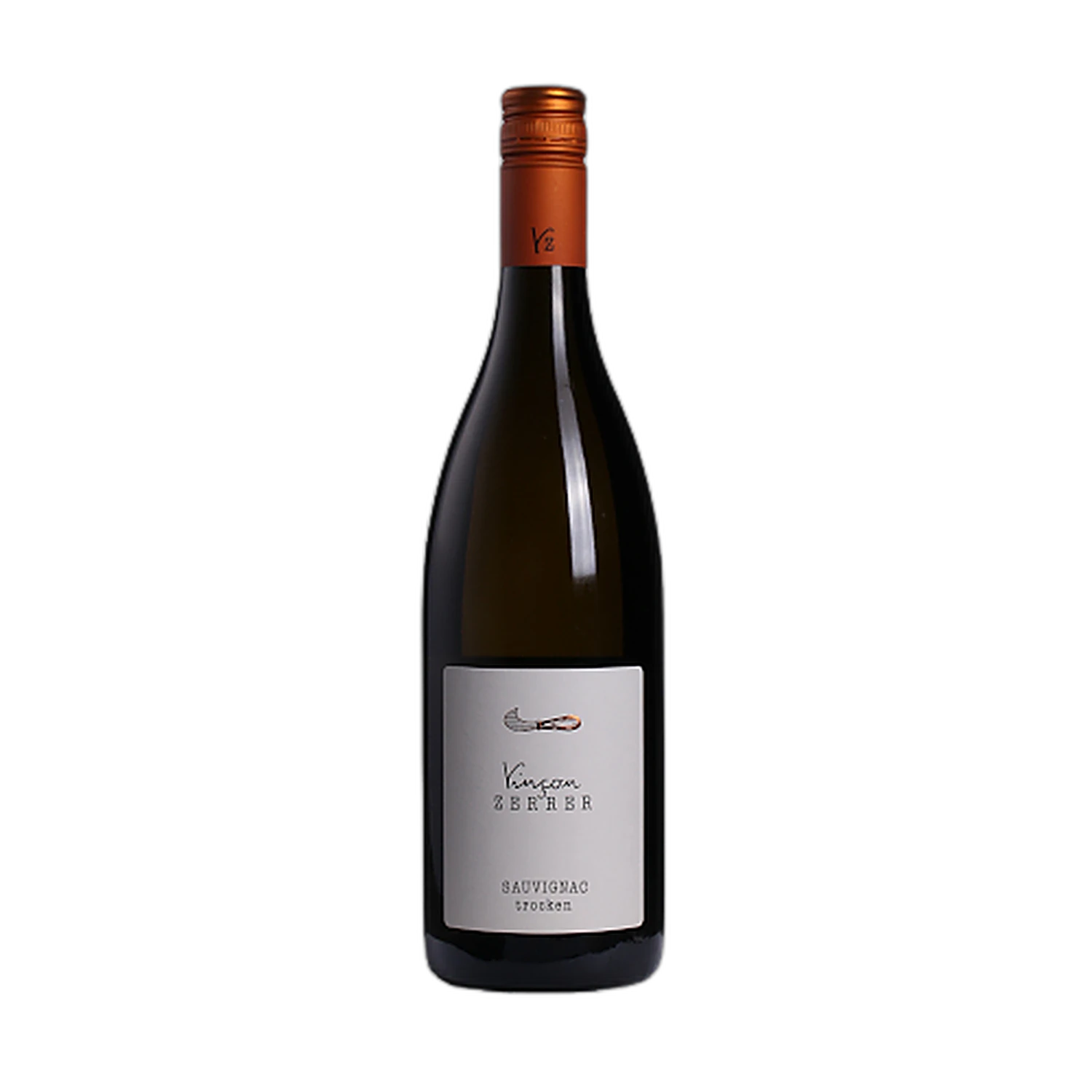 Freigestellte Flasche Sauvignac trocken 2025 vom Weingut Vinçon-Zerrer, Württemberg