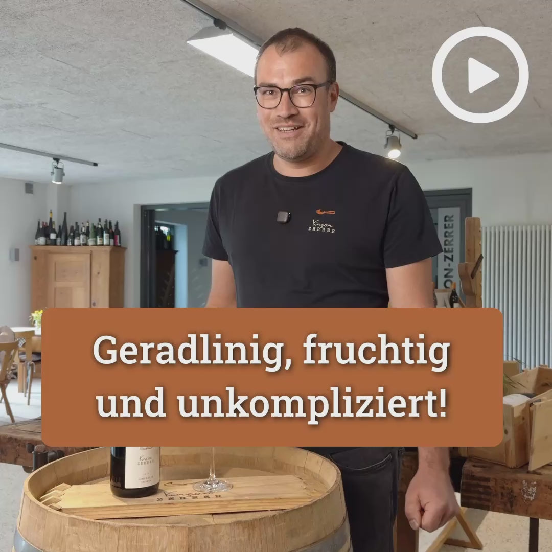 Produktvideo Lemberger trocken LITERFLASCHE